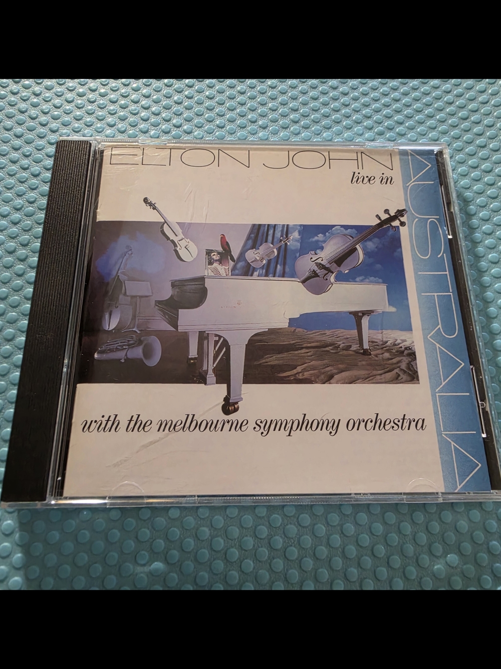 Elton John - Live in Australia CD (White & Blue Cover) Vintage